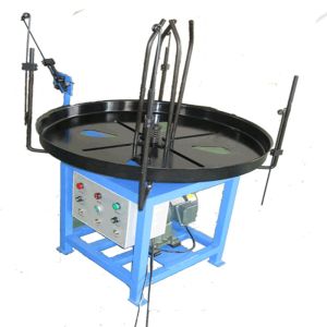 Buy cheap Blue Painting Wire Decoiler Auxilliary Equipment For Spring Machine 200kg Loading from wholesalers