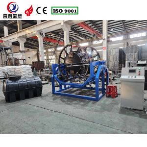 Buy cheap Delta PLC Control Low Noise Rock And Roll Rotomoulding Machines For Manufacturing Process from wholesalers