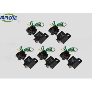 Buy cheap 5 Pin 24V 40 Amp Micro Relay With Socket Automotive Wiring Harness Kits 5 Pre-wire pcb mount relay socket from wholesalers