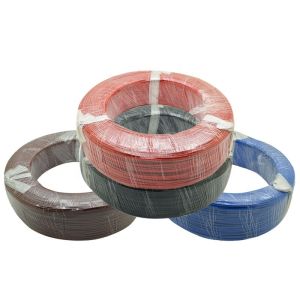 China 7 Strands Tinned Stranded Copper FEP Heating Wire with Wear and Scratch Resistance for High Temperature Applications on sale