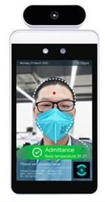 Buy cheap POE Android Device With Facial Recognition And Body Temperature Testing For Access Control from wholesalers