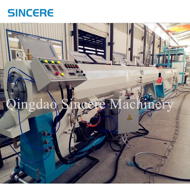 Large Diamater Sewage Winding Pipe Steel Reinforced Spiral Pipe Making Machine Extrusion Equipemnt