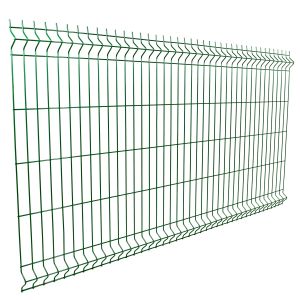 Buy cheap 3D Curved Wire Mesh Fence Easily Assembled Garden Fence Panel With PVC Coating from wholesalers
