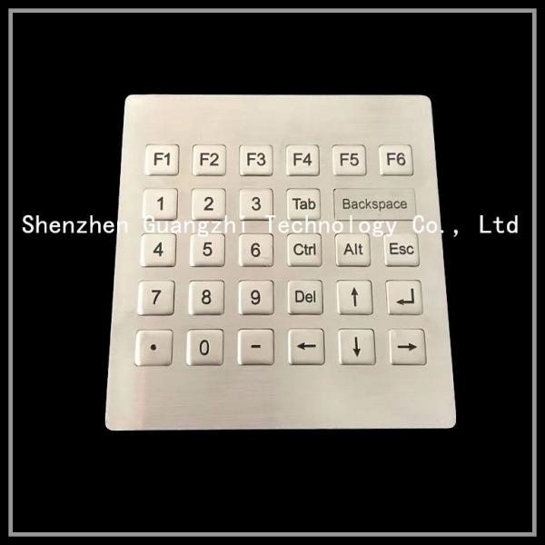 Buy cheap 29 Keys USB 5x6 Matrix Stainless Steel Metal Keypad from wholesalers