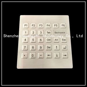 Buy cheap 29 Keys USB 5x6 Matrix Stainless Steel Metal Keypad from wholesalers