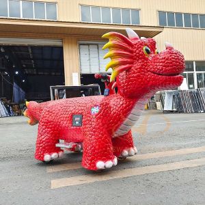 Customized Kiddie Dinosaur Ride Robotic Electric Dino Animal Scooter