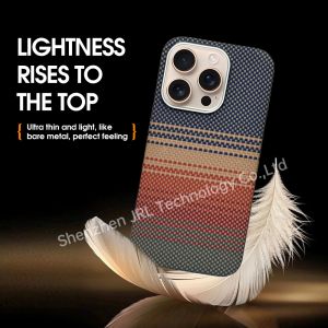 Buy cheap Customized Sunset Pattern Super Thin Aramid Carbon Fiber Mobile Cover for iPhone 17 Pro from wholesalers
