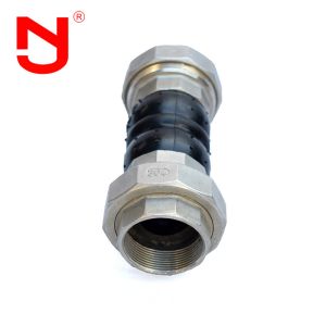 EPDM Stainless Steel Screwed Union Bspt Threaded Joint Rubber Pipe Fittings