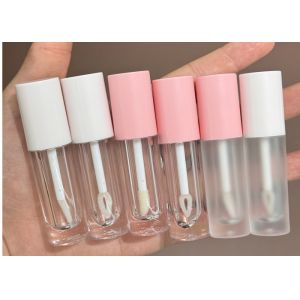 Buy cheap 2.5ml Stock Round White Pink Custom Lip Gloss Containers Mini Small Empty product
