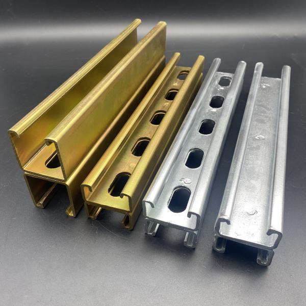 Buy cheap Zinc Plated 41x82 Perforated Back to Back Strut Channel from wholesalers