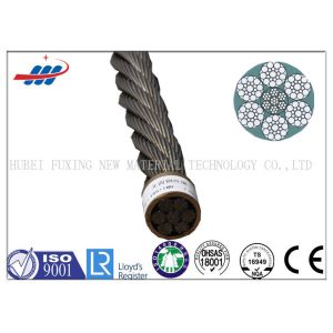 Buy cheap High Strength Tower Crane Wire Rope Zinc Plating With 10m-2000m / Reel from wholesalers