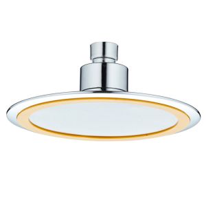 OEM Chrome Rain Shower Head , 0.3-0.4MPA Waterfall Shower Heads