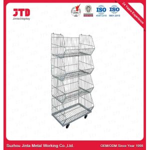 Buy cheap 72in Steel Wire Shelving With Wheels from wholesalers