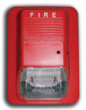 China Fire Alarm Siren with Red Strobe Flash on sale
