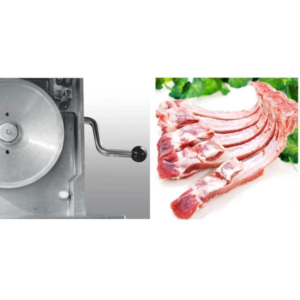 Commercial Electric Food Processing Equipments Stainless Steel Fish Meat Bone Cutting Machine For Hotel