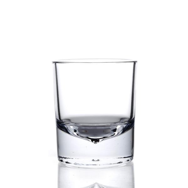 Quality 5OZ Machine Pressed Engraved Whiskey Tumbler Luxury Crystal Glass for sale