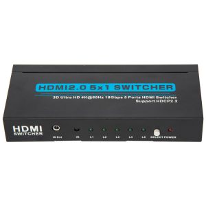 Buy cheap 48 Bit 3840x2160 60Hz 5x1 HDMI 4K Switcher from wholesalers