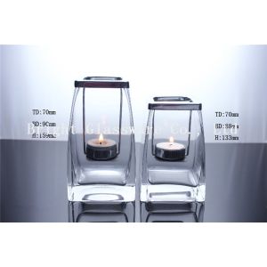 Buy cheap perfect design tealight candle holder with wood lid for decor from wholesalers