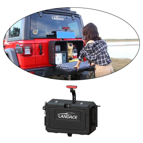 Jeep Wrangler JL Rear Tailgate Multifunction Storage Box for Offroad 4x4 Parts