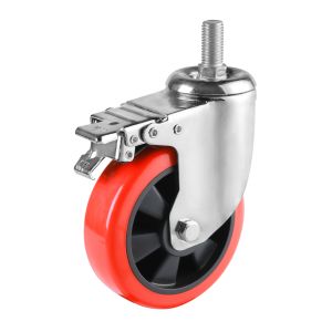 Buy cheap Polyurethane Swivel Caster Wheels Heavy Duty Industrial Steel Casters from wholesalers
