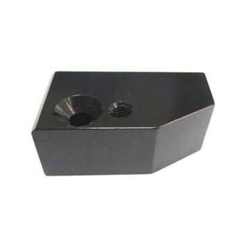Buy cheap CNC aluminum back anodized finish small block with thread holes from wholesalers