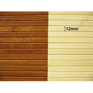 Water Proof Bamboo Paneling Woven Back 13mm Width Customized Length
