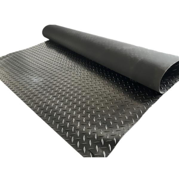 Quality Leaf Pattern Rubber Mat One Bar Diamond Rubber Flooring Heavy Duty Willow Rubber Sheet for sale