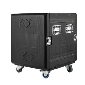Buy cheap Waterproof PE 12u Rack Flight Case With Wheels 20 Depth from wholesalers