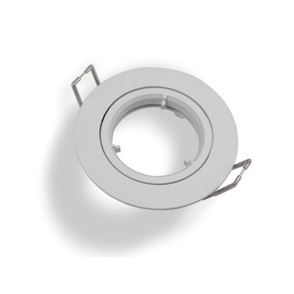 Buy cheap Embeded Rotatable 84mm Sloped Silver Shower Recessed Lighting Trim from wholesalers
