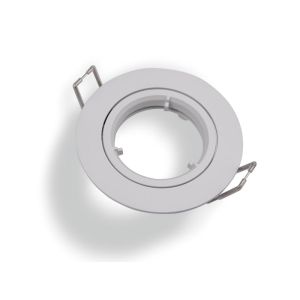 Buy cheap Embeded Rotatable 84mm Sloped Silver Shower Recessed Lighting Trim from wholesalers