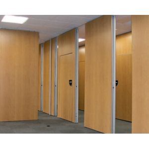 Soundproof Flexible Folding Partition Walls / Conference Hall Partition