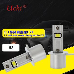 Buy cheap H3 Energy Saving Highly Efficient Led Headlights With Fans For Direct Insertion product