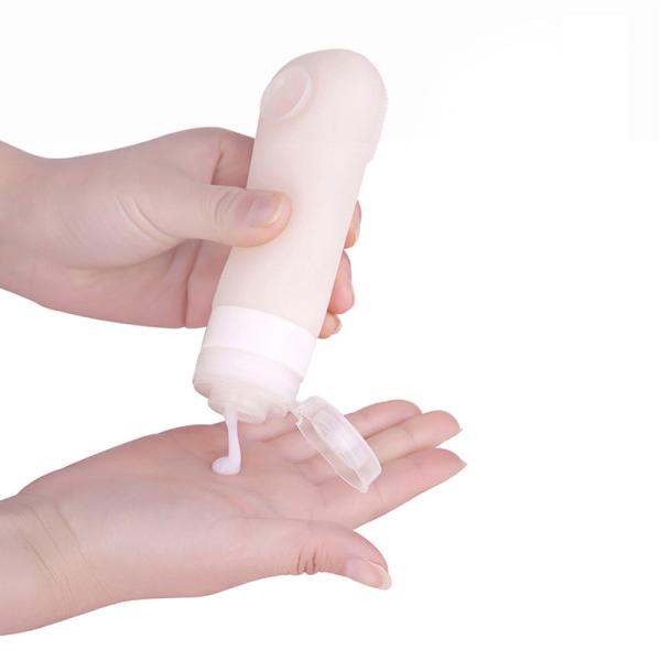 3oz Squeezable Travel Tube Sets Cosmetic Toiletry Containers for Shampoo Lotion
