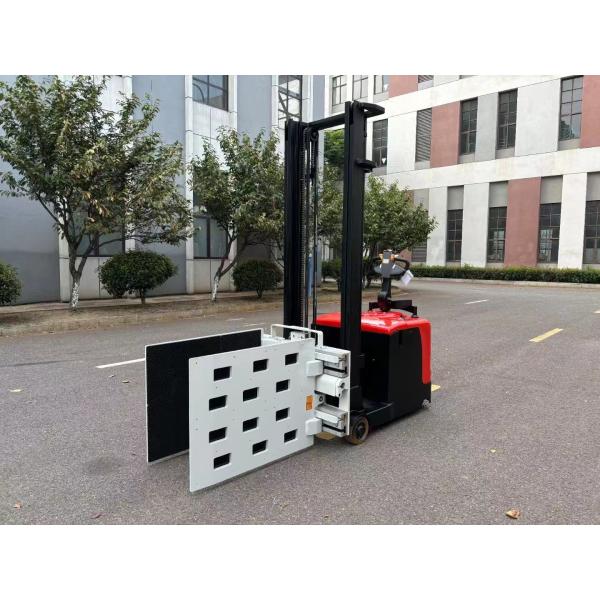 Quality Electric Forlift Truck With Steel Back Clamp Load 200 Kg Non-Standard Height 2000 Mm for sale