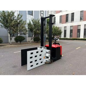 Buy cheap Electric Forlift Truck With Steel Back Clamp Load 200 Kg Non-Standard Height 2000 Mm from wholesalers