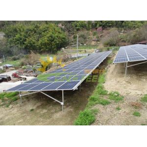 Buy cheap Pre - Assembled Solar Panels Ground Mounting System With Stable Structure product