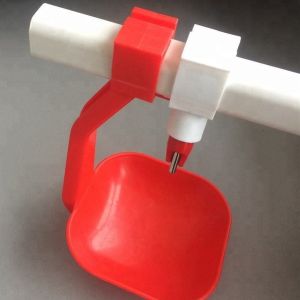SS ABS Automatic Nipple Drinker Poultry Feeder Drinker Environment Friendly