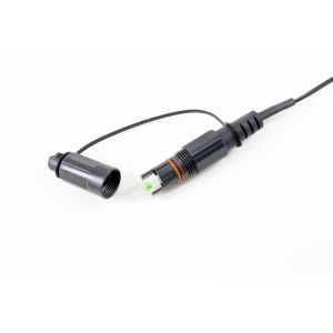 Buy cheap FTTA Optitap H Connector Compatible IP67 Mini IP SC Drop Wire Patch Cable Black LSZH Sheath 1~150m from wholesalers