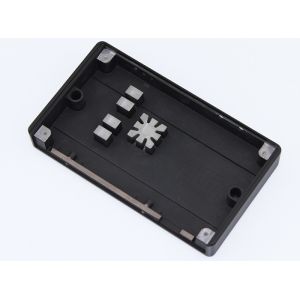 Buy cheap Customizable Metal Die Casting Black Painted Router Cover for Different Network and Electrics Needs from wholesalers