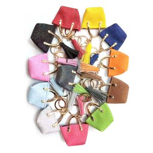 Buy cheap Ladies Personalised Tassel 7.7cm Mini Purse Keychain Matte Surface from wholesalers