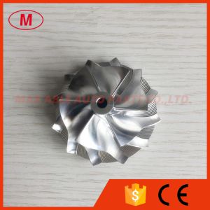 Buy cheap RHF5 44.95/59.00mm 6+6 blades high performance turbo turbocharger aluminum 2618/milling/billet compressor wheel from wholesalers