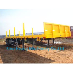 Buy cheap Green 2 Axles Tractor Trailer Trucks / Skeleton Container Diesel Transport Trailer from wholesalers