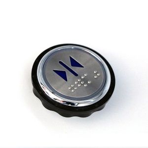 DC24V DC12V Push Button Control Switch / White Braille Elevator Buttons