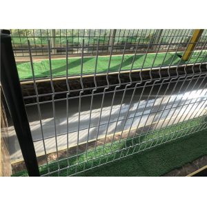 Buy cheap Eco Friendly 3D Bending Triangle Fence Panel For Courtyard Dark White Color from wholesalers