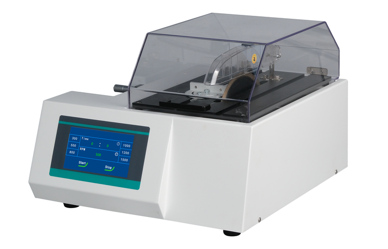 China Gravity Feed Low Speed Precision Cutting Machine HQG-200B with Cutting Capacity 50mm on sale