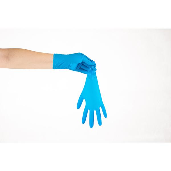 Quality ASTM D6319 Disposable Medical Nitrile Gloves Xl 110mm Width for sale