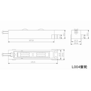 Buy cheap Good quality roller for sliding door L004 from wholesalers