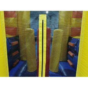Commercial Inflatable Bounce House With Double Slides Inflatable Water Slides