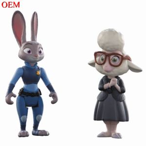 Customized Toy Clawhauser And Bat Eyewitness Mini-Figure