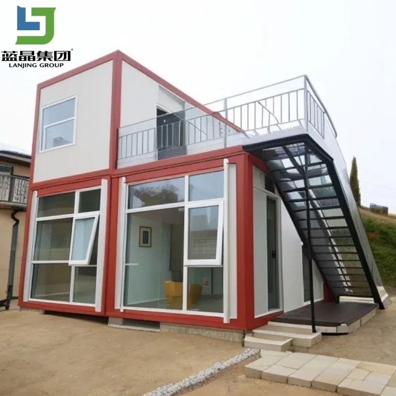 Buy cheap 20FT 40FT Flat Pack Luxury Prefab Container Homes Double Wing Custom Layout from wholesalers